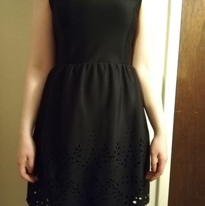 Black dress with design